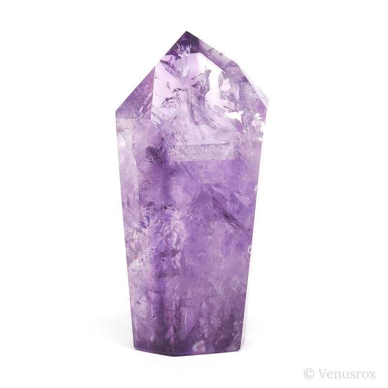 Amethyst Phantom Polished Point from Brazil | Venusrox