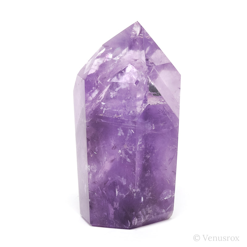 Amethyst Phantom Polished Point from Brazil | Venusrox