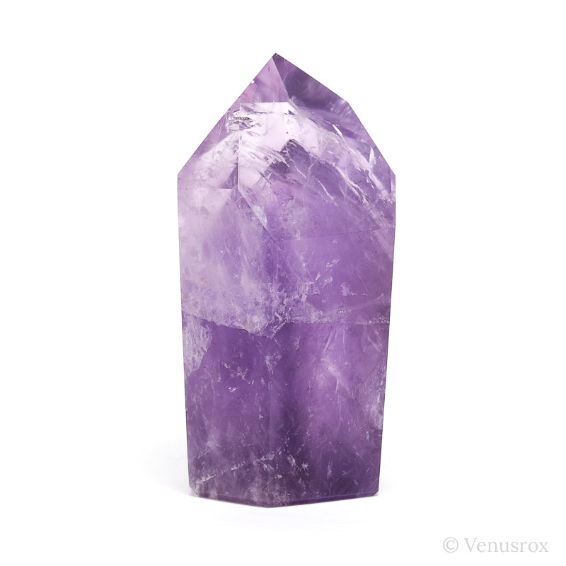 Amethyst Phantom Polished Point from Brazil | Venusrox