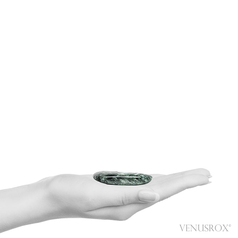 Seraphinite Polished Crystal from the Korshunovskoye Iron Scary Deposit, Irkutskaya Oblast, Siberia, Russia | Venusrox