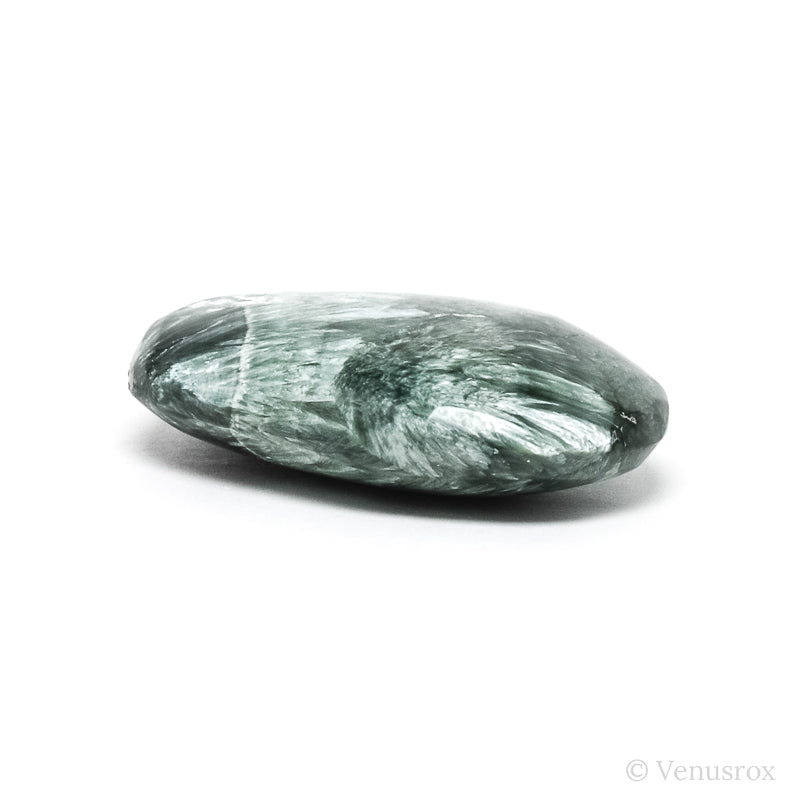 Seraphinite Polished Crystal from the Korshunovskoye Iron Scary Deposit, Irkutskaya Oblast, Siberia, Russia | Venusrox