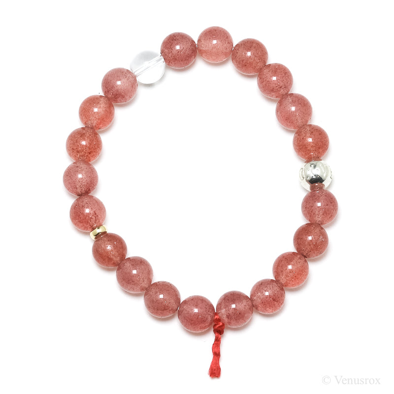 Strawberry Quartz Bracelet from Tanzania | Venusrox