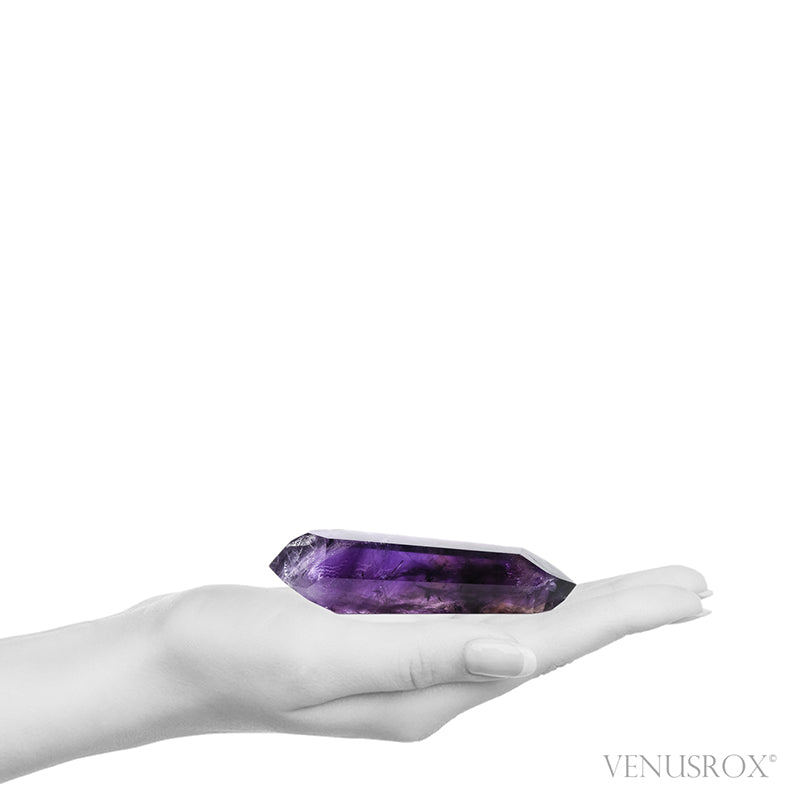 Amethyst Phantom Polished Double Terminated Point from Brazil | Venusrox