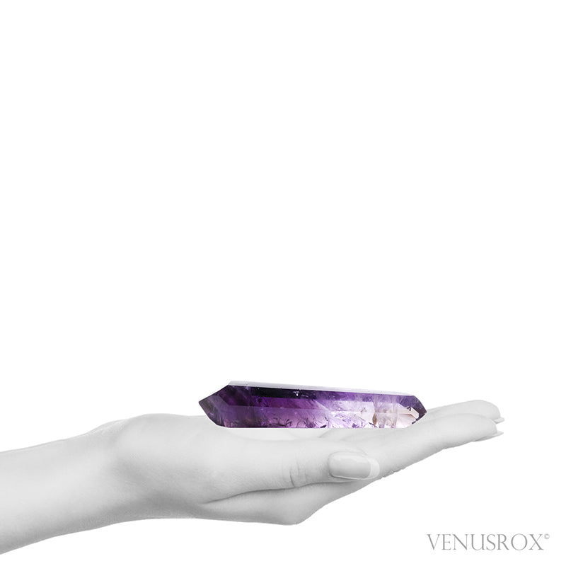 Amethyst Phantom Polished Double Terminated Point from Brazil | Venusrox