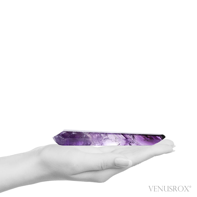 Amethyst Phantom Polished Double Terminated Point from Brazil | Venusrox
