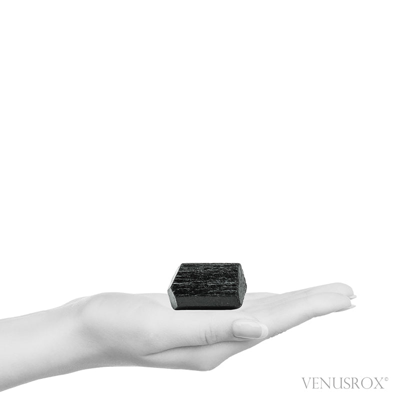 Black Tourmaline Double Terminated Natural Crystal from India | Venusrox