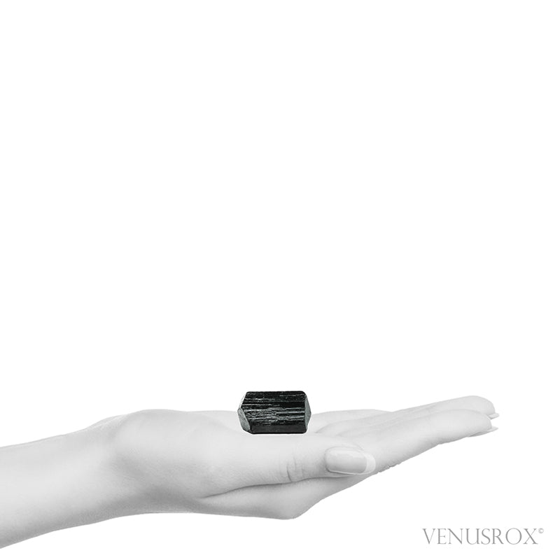Black Tourmaline Double Terminated Natural Crystal from India | Venusrox