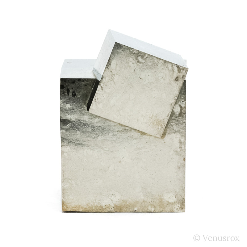 Natural Pyrite Cube Cluster from Navajun, La Rioja, Spain | Venusrox