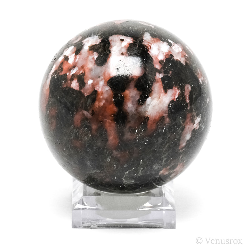 Green Apatite with Feldspar Sphere from Madagascar | Venusrox