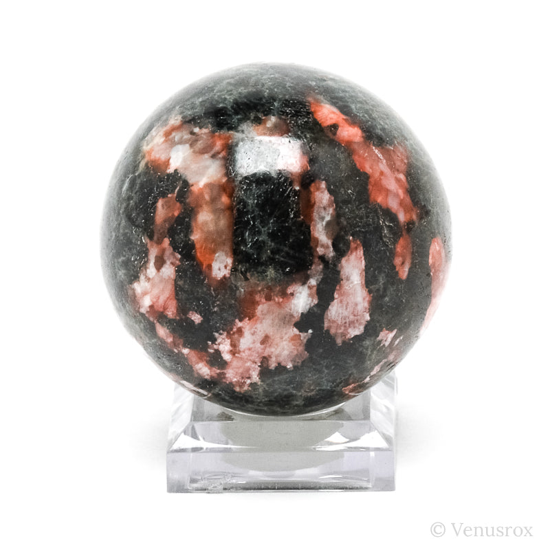 Green Apatite with Feldspar Sphere from Madagascar | Venusrox