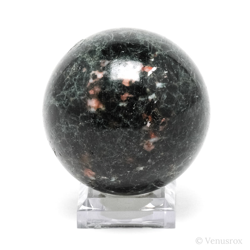 Green Apatite with Feldspar Sphere from Madagascar | Venusrox