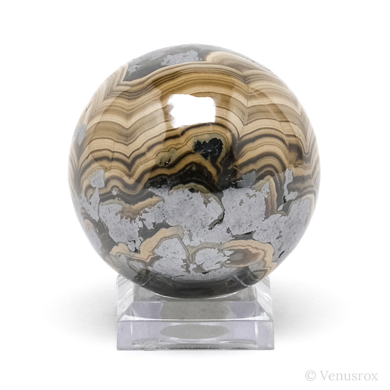 Schalenblende Polished Sphere from Olkusz, Poland | Venusrox