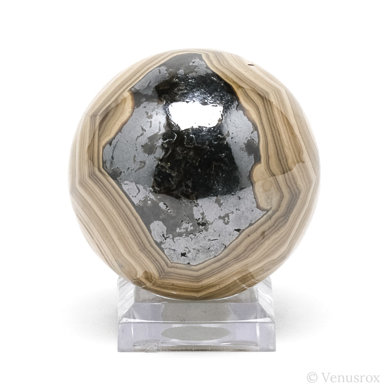 Schalenblende Polished Sphere from Olkusz, Poland | Venusrox