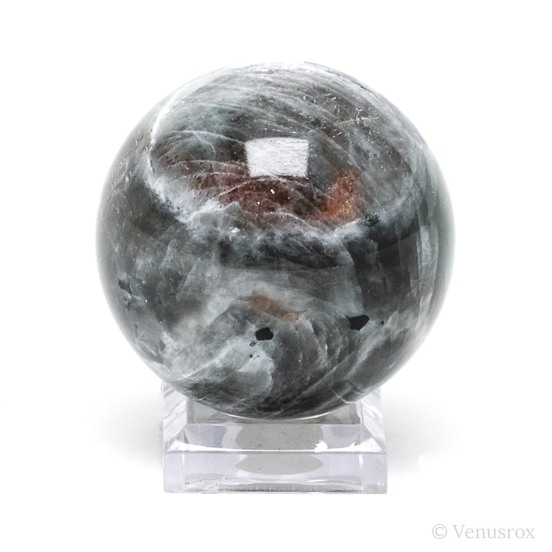 Grey Moonstone & Sunstone Polished Sphere from Russia | Venusrox