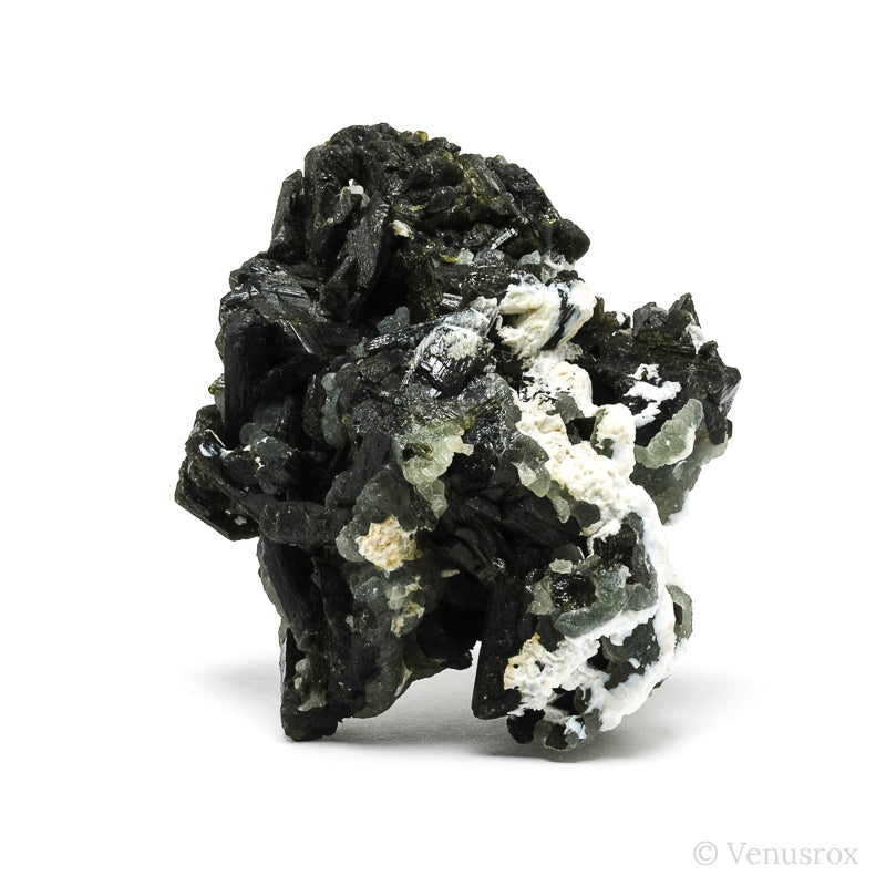 Prehnite with Epidote & Stilbite Natural Specimen from the Kayes Region, Mali, Africa | Venusrox