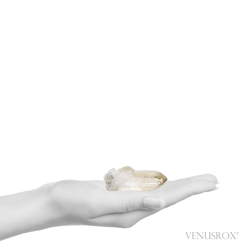 Tangerine Quartz Natural Point from Corinto, Minas Gerais, Brazil | Venusrox