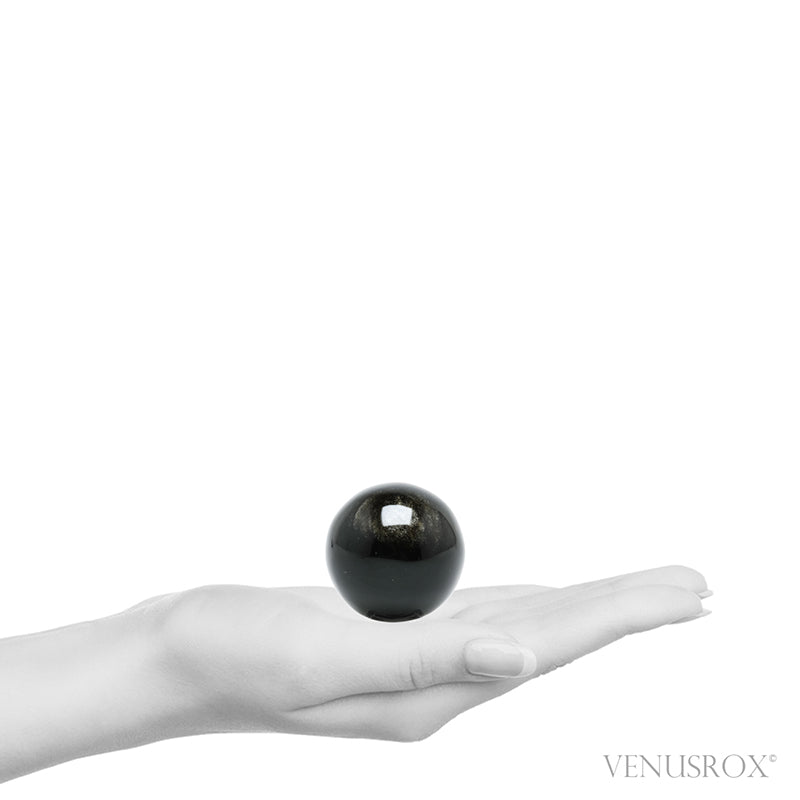 Gold Sheen Obsidian Polished Sphere from Mexico | Venusrox