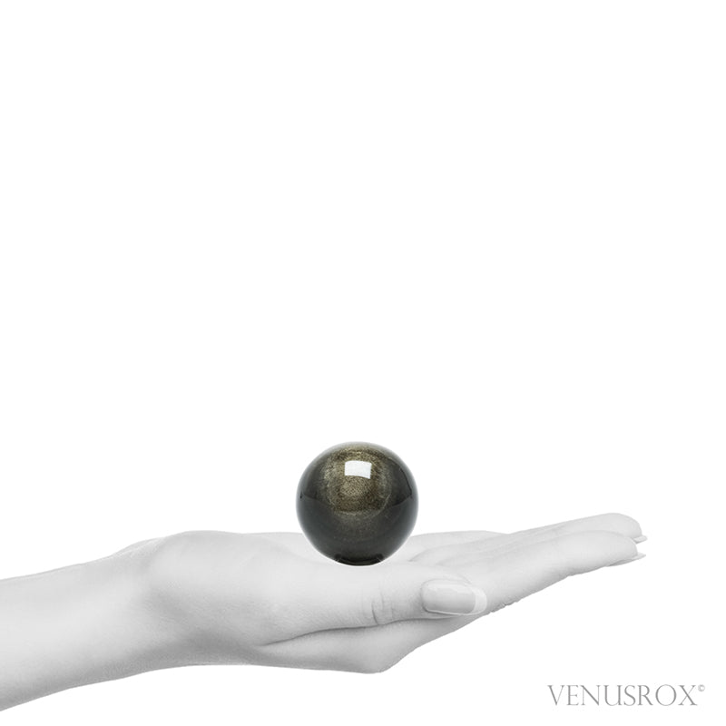 Gold Sheen Obsidian Polished Sphere from Mexico | Venusrox
