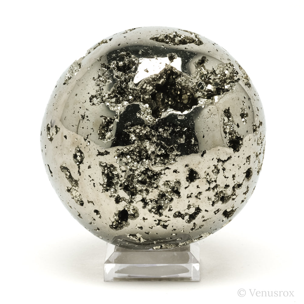 Pyrite Geode Sphere from Peru | Venusrox