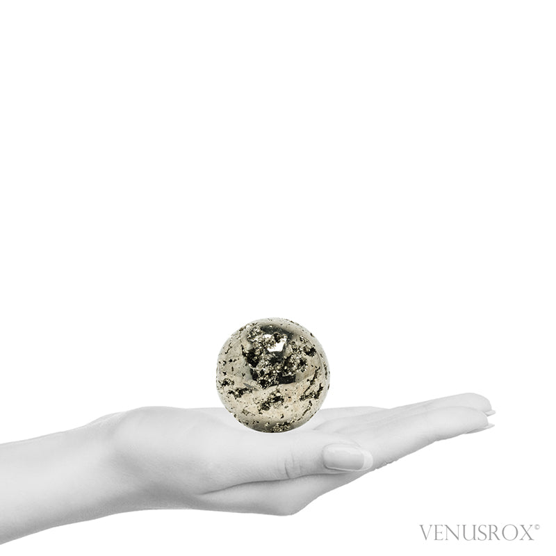 Pyrite Geode Sphere from Peru | Venusrox