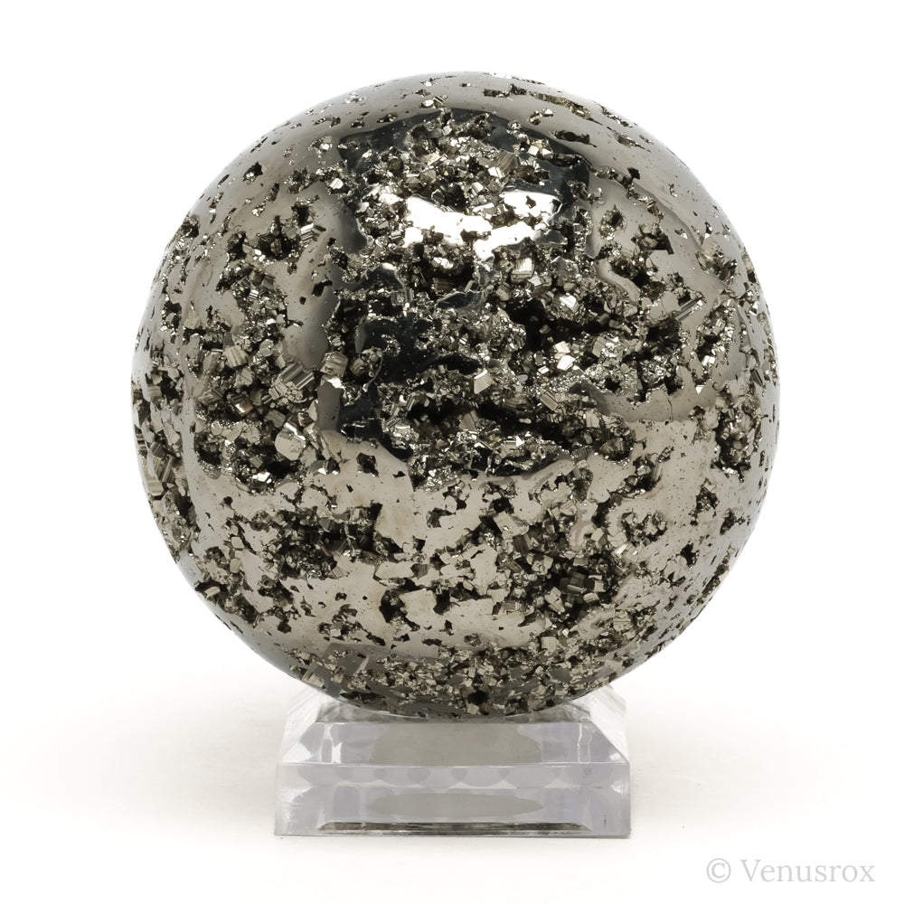 Pyrite Geode Sphere from Peru | Venusrox