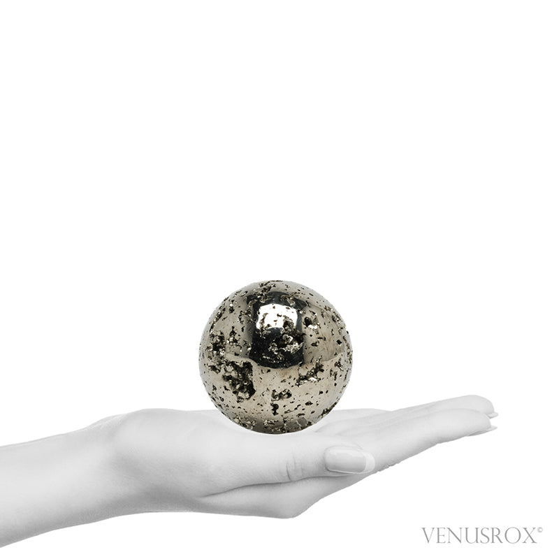 Pyrite Geode Sphere from Peru | Venusrox