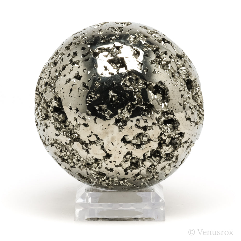 Pyrite Geode Sphere from Peru | Venusrox