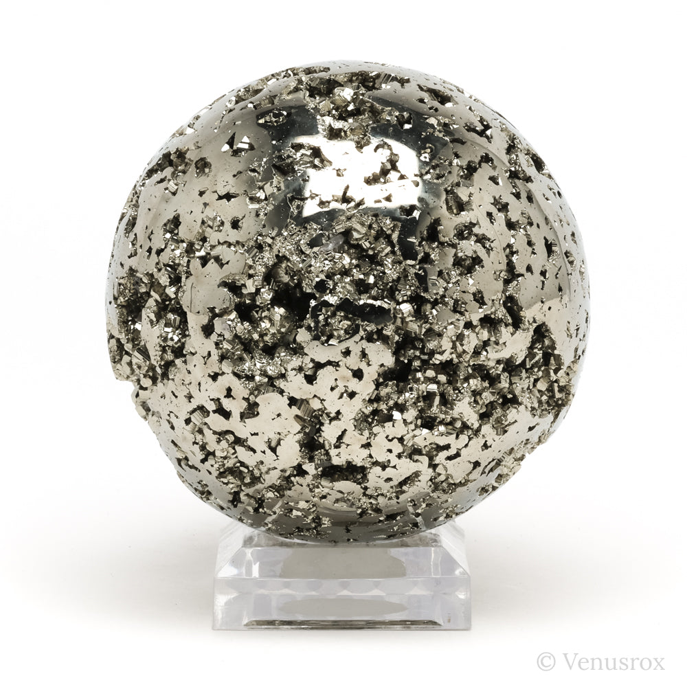 Pyrite Geode Sphere from Peru | Venusrox