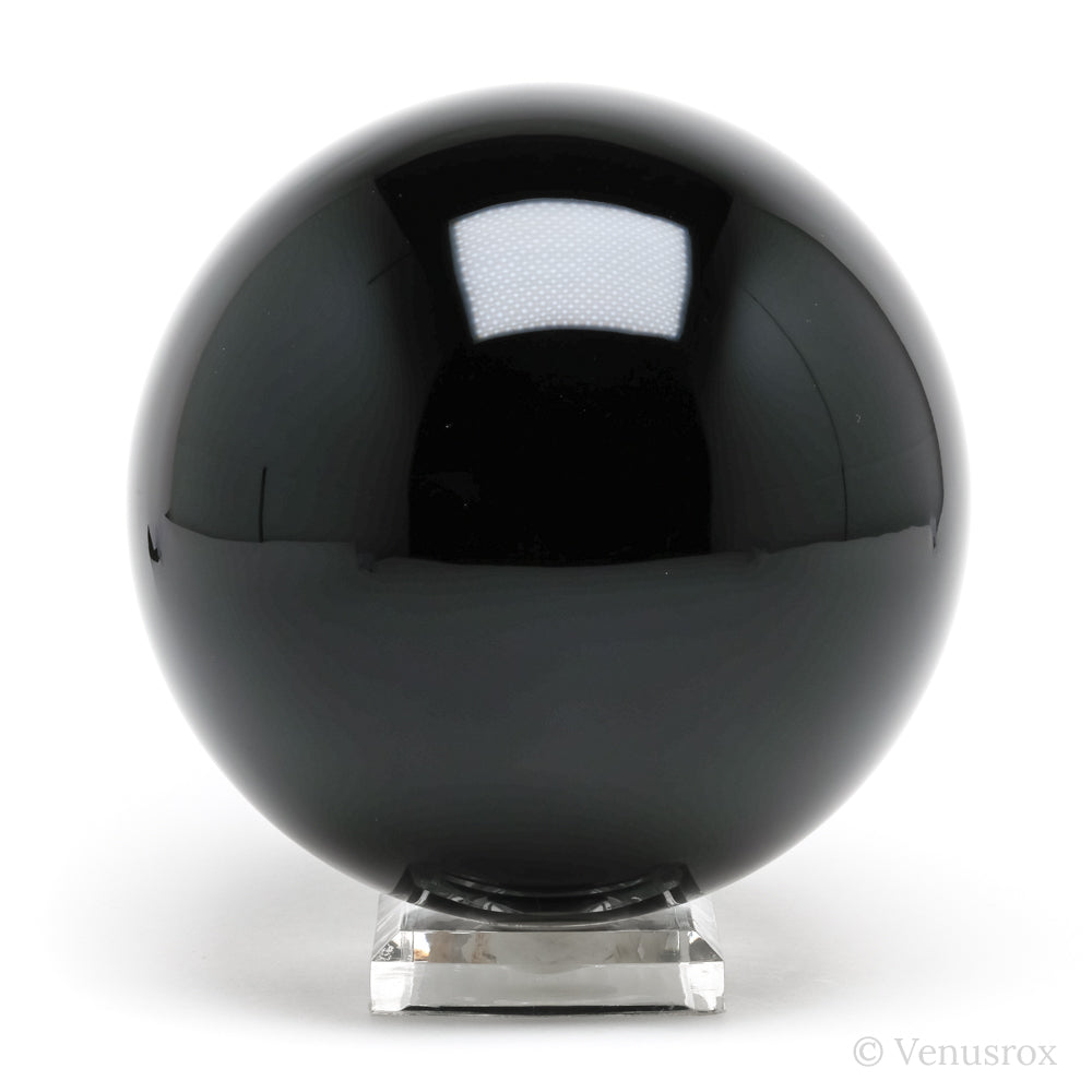 Black Obsidian Polished Sphere from Mexico | Venusrox