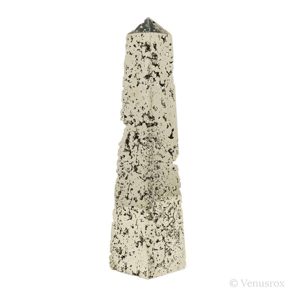 Pyrite Polished/Natural Geode Point from Peru | Venusrox