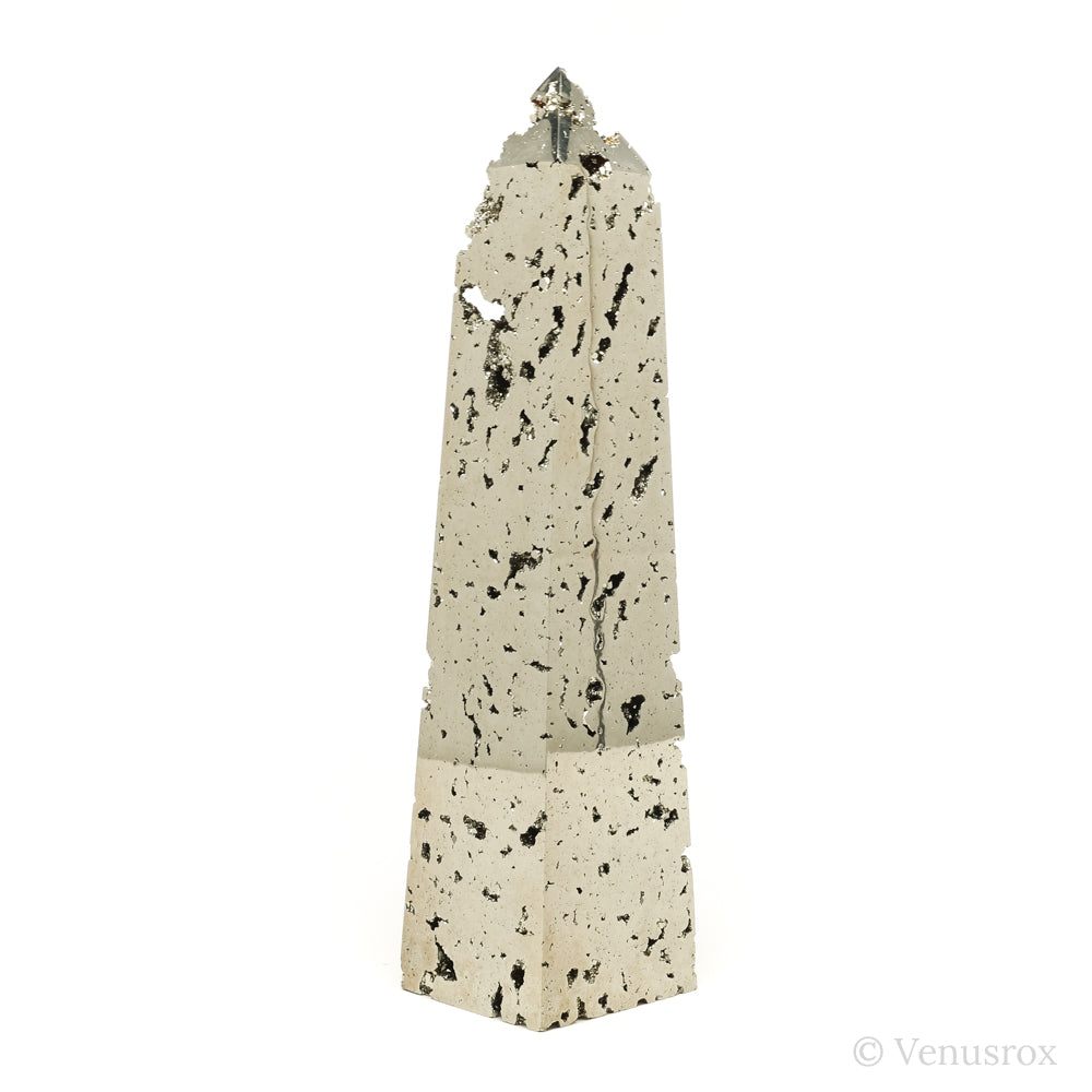 Pyrite Polished/Natural Geode Point from Peru | Venusrox