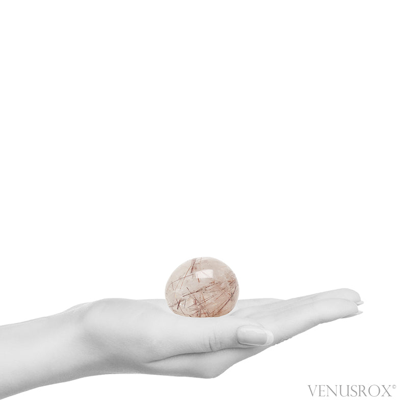 Copper Rutilated Quartz Part Polished/Part Natural Crystal from Brazil | Venusrox