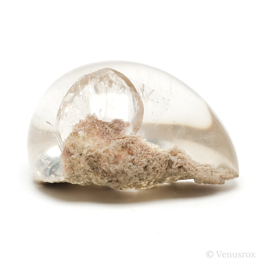 Lodalite Quartz Part Polished/Part Natural Crystal from Brazil | Venusrox