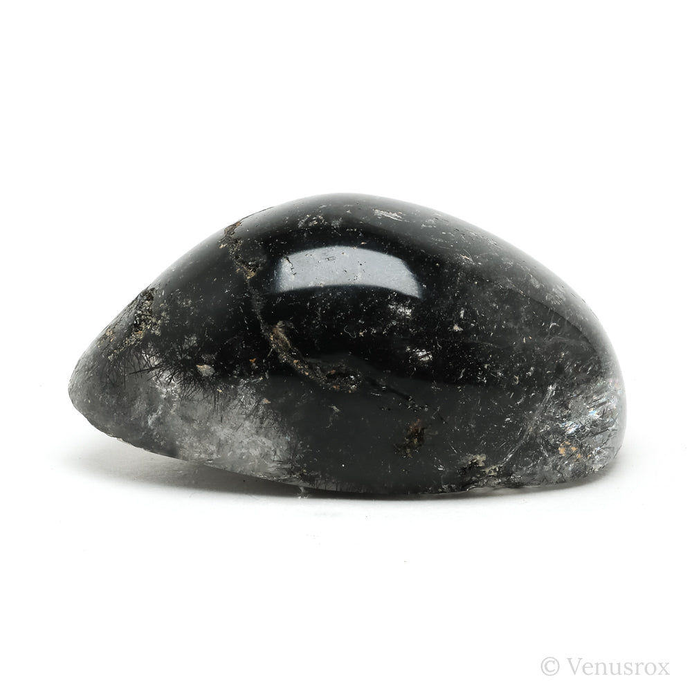 Black Rutilated Quartz Polished Crystal from Brazil | Venusrox