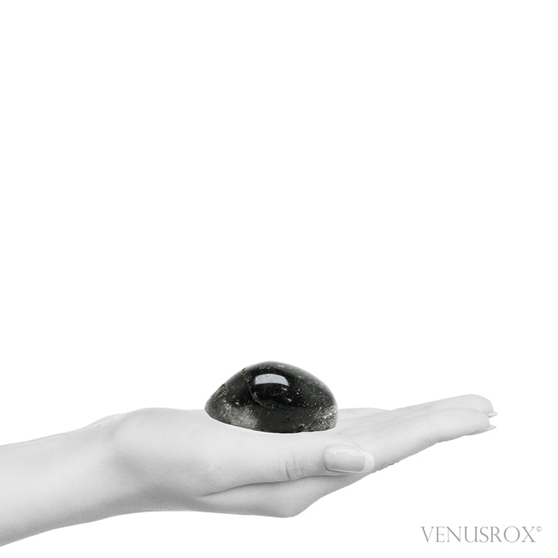 Black Rutilated Quartz Polished Crystal from Brazil | Venusrox