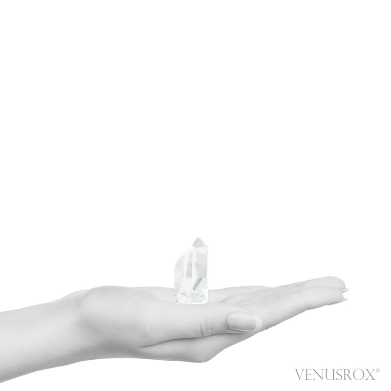 Phantom Quartz Polished Point from Minas Gerais, Brazil | Venusrox