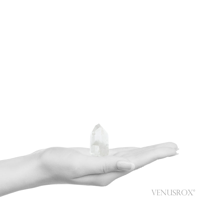 Phantom Quartz Polished Point from Minas Gerais, Brazil | Venusrox