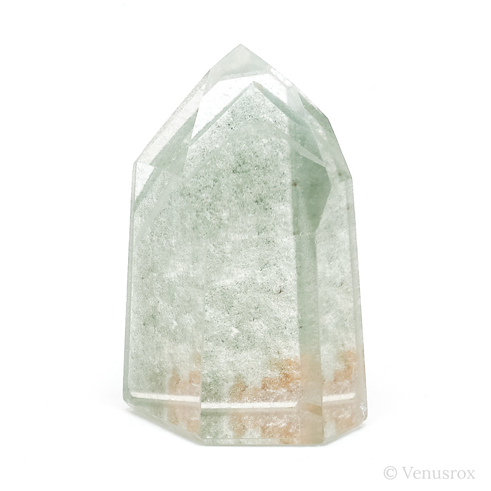 Chlorite Phantom Quartz Polished Point from Brazil | Venusrox