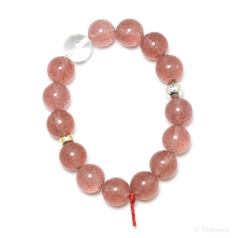 Strawberry Quartz Bracelet from Tanzania | Venusrox