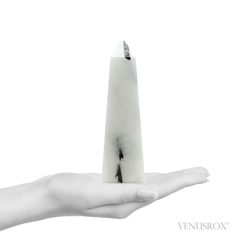Tourmalinated Quartz Polished Point from Brazil | Venusrox
