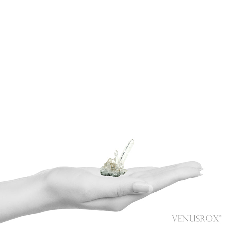 Himalayan Chlorite Quartz Natural Cluster from the Indian Himalayas | Venusrox