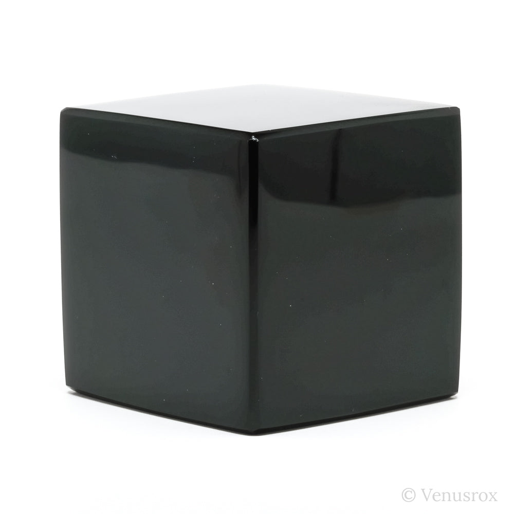 Black Obsidian Polished Cube from Mexico | Venusrox