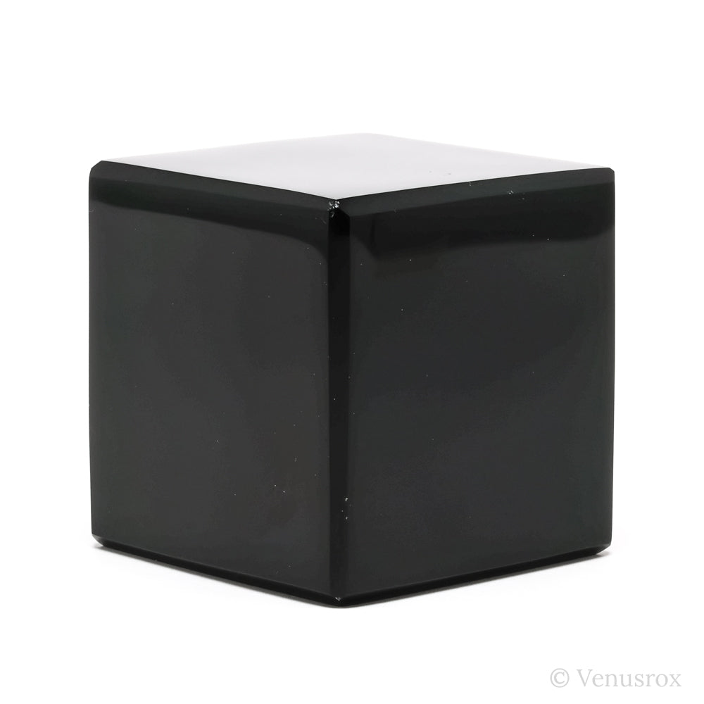 Black Obsidian Polished Cube from Mexico | Venusrox