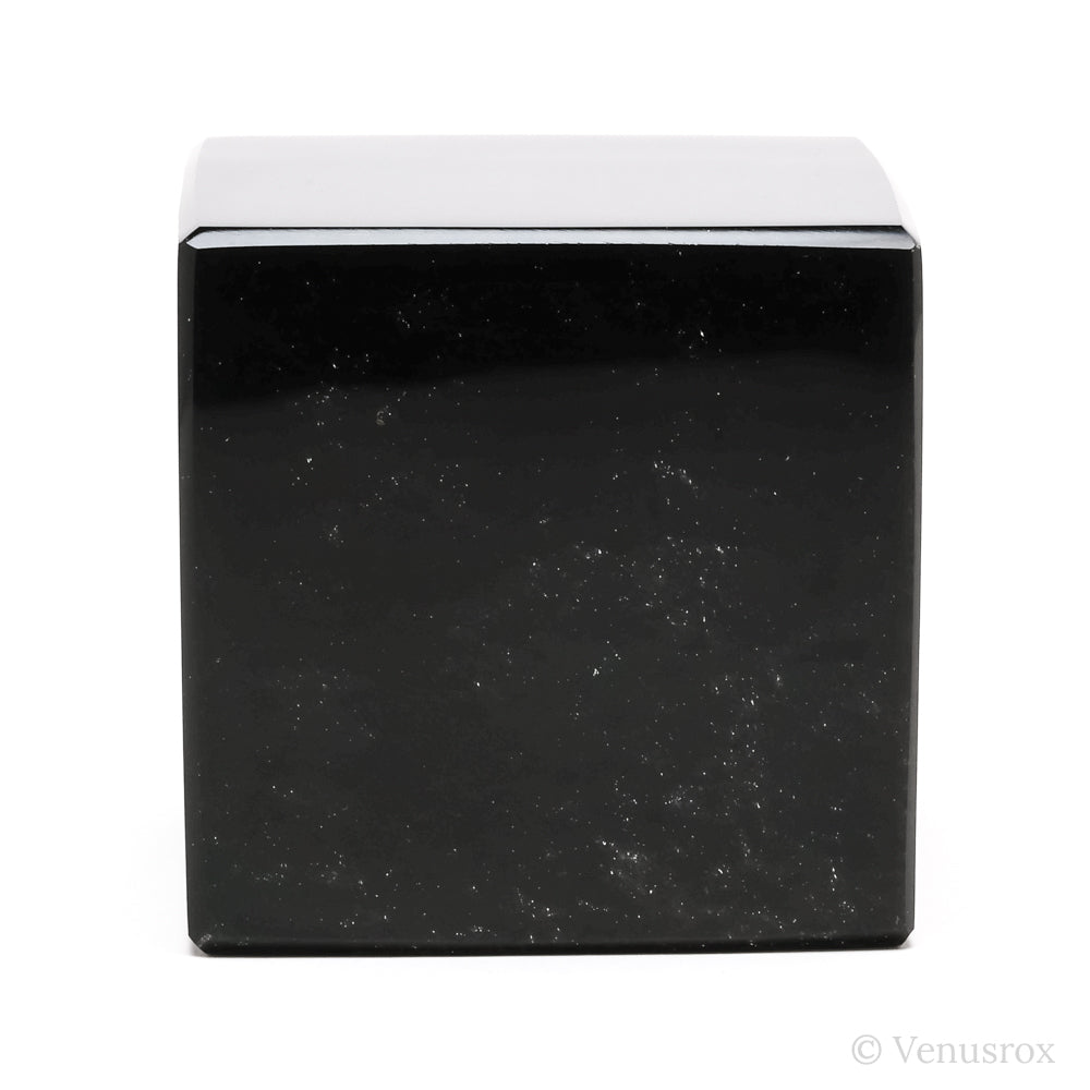 Black Obsidian Polished Cube from Mexico | Venusrox