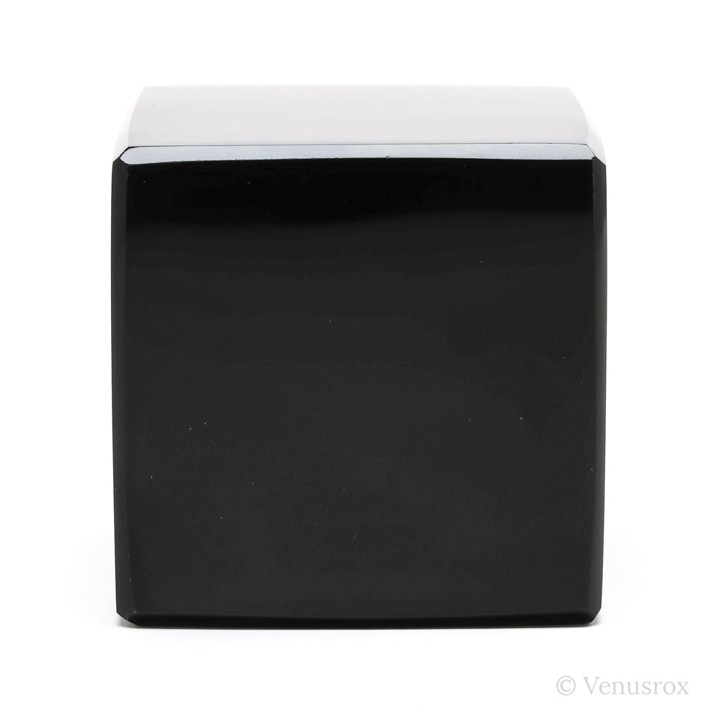 Black Obsidian Polished Cube from Mexico | Venusrox