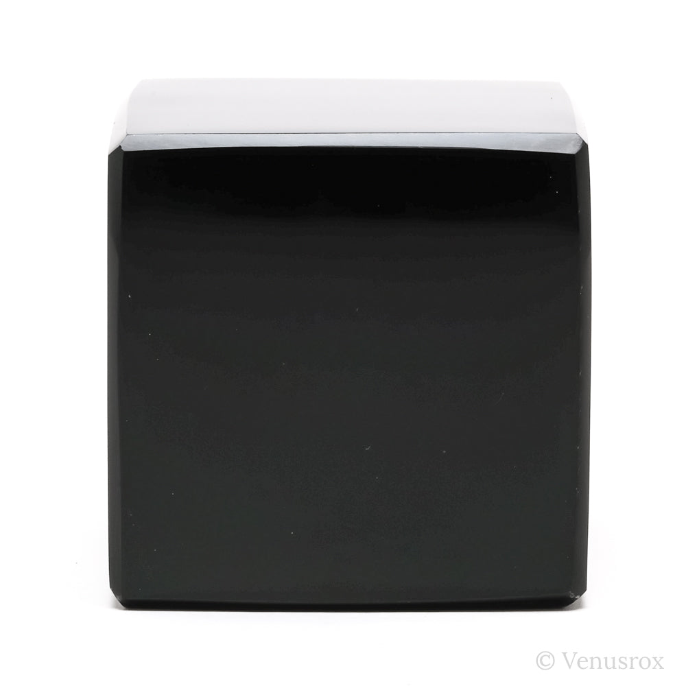 Black Obsidian Polished Cube from Mexico | Venusrox