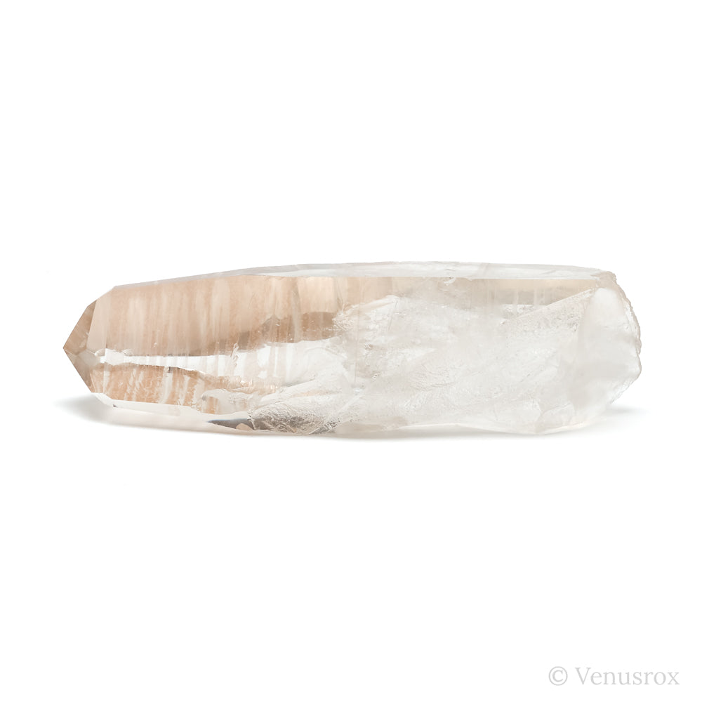 Pink Lemurian Quartz Part Polished/Part Natural Point from Diamantina, Minas Gerais, Brazil | Venusrox