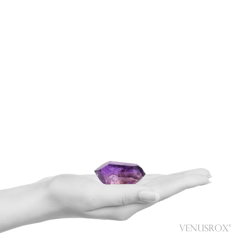 Amethyst Phantom Polished Double Terminated Point from Brazil | Venusrox
