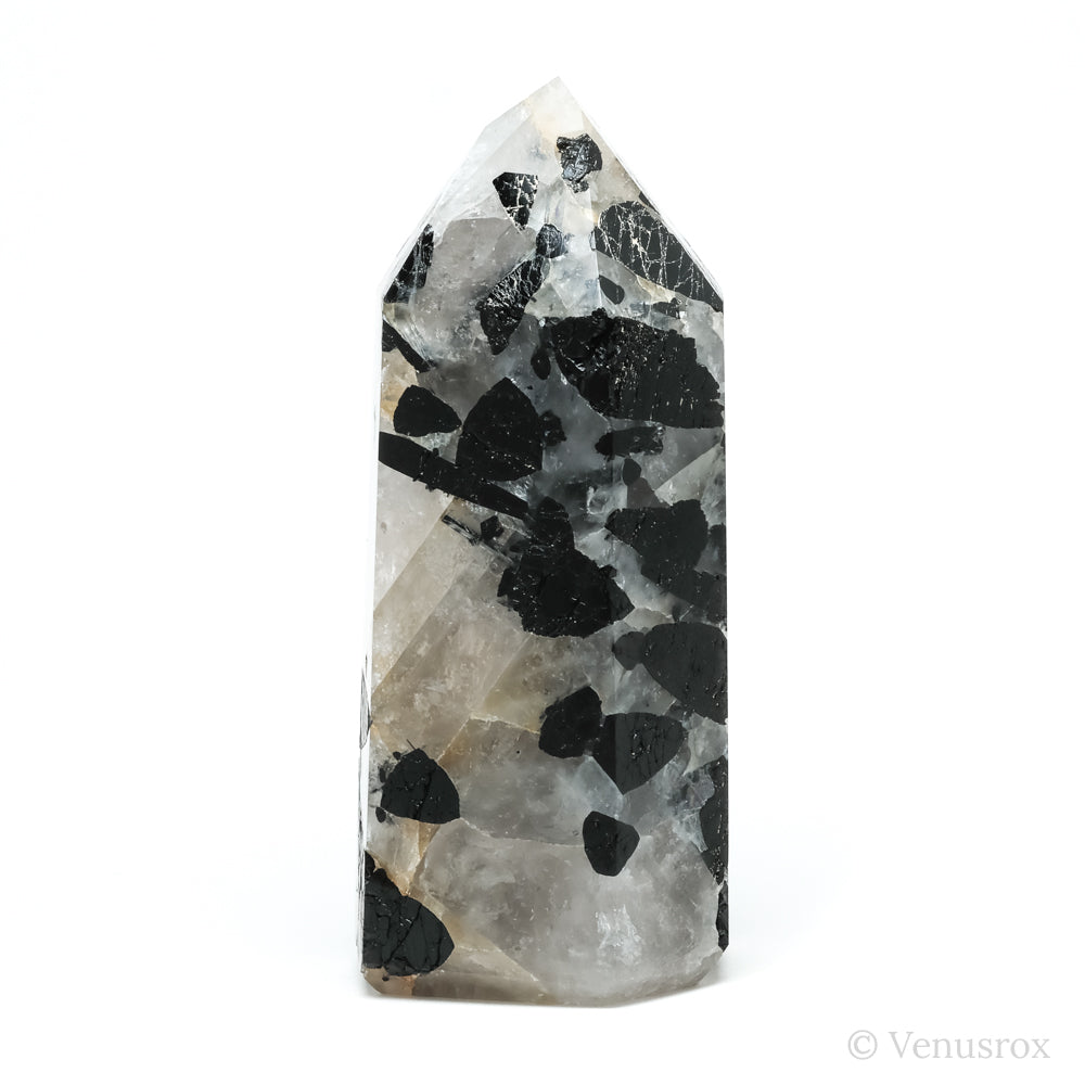 Tourmalinated Quartz Polished Point from Brazil | Venusrox