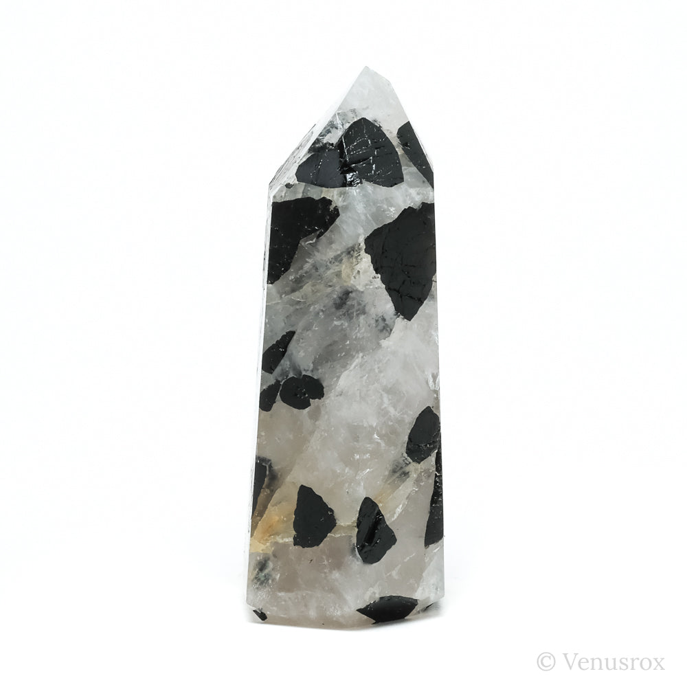 Tourmalinated Quartz Polished Point from Brazil | Venusrox